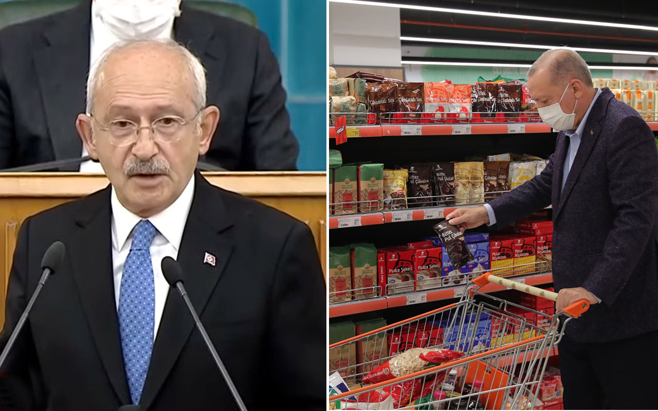 Kılıçdaroğlu'ndan market alışverişi sonrası 'fiyatlar gayet uygun' diyen Erdoğan'a yanıt