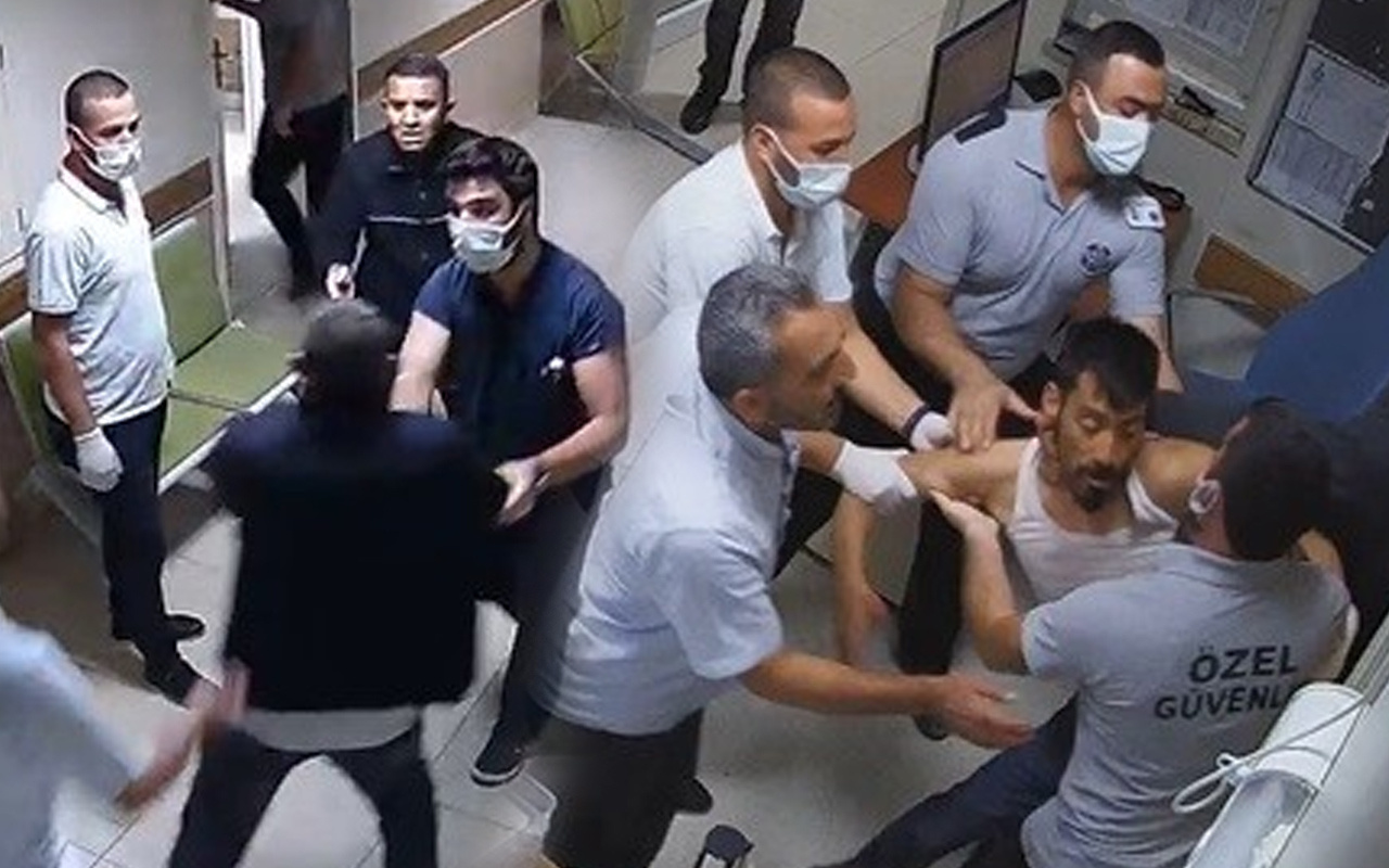 Konya'da hastanede ortalık karıştı! Polis ve çalışanlara saldırdılar