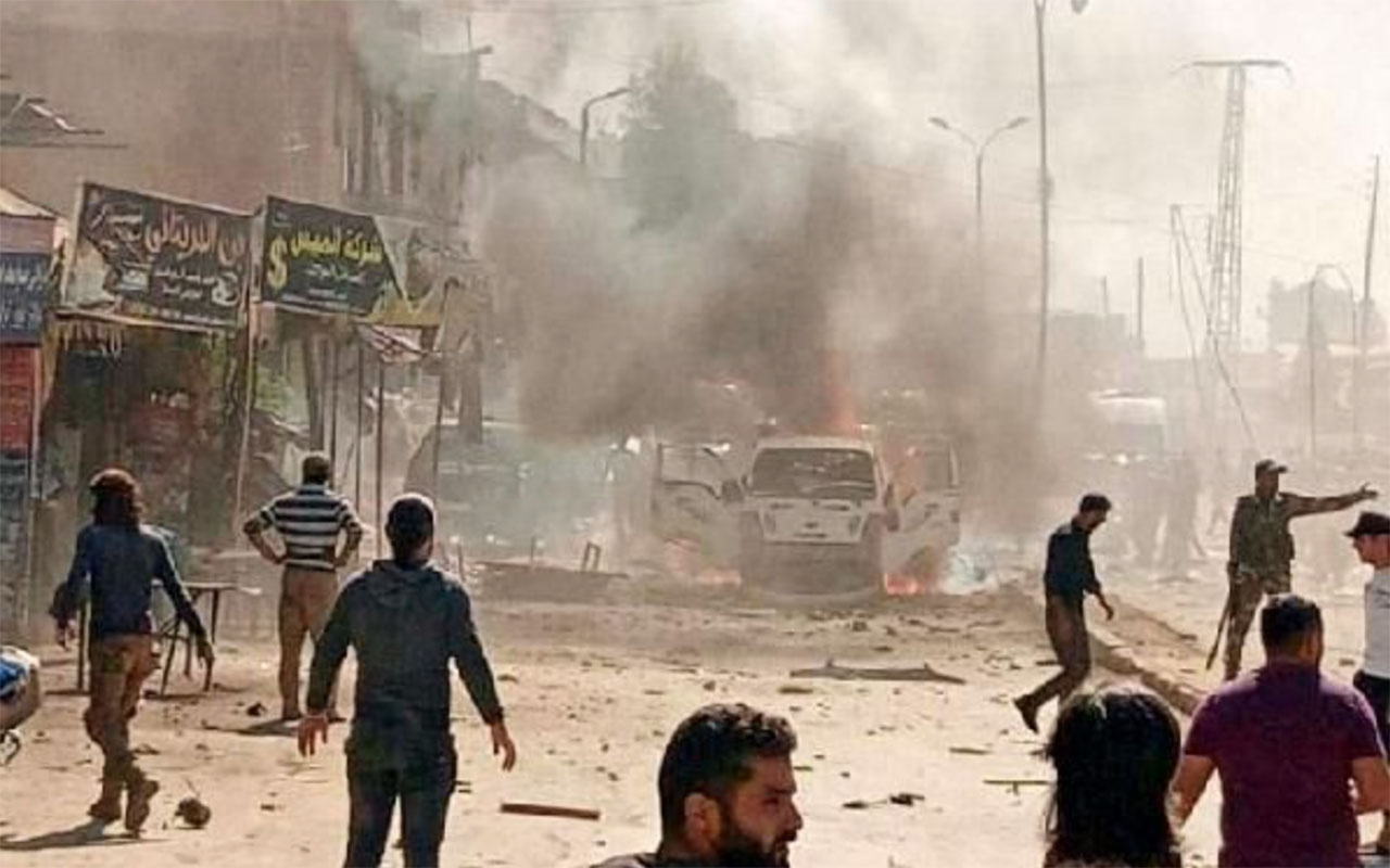 PKK/YPG'den alçak saldırı! Afrin'de pazar yerine bombalı saldırı