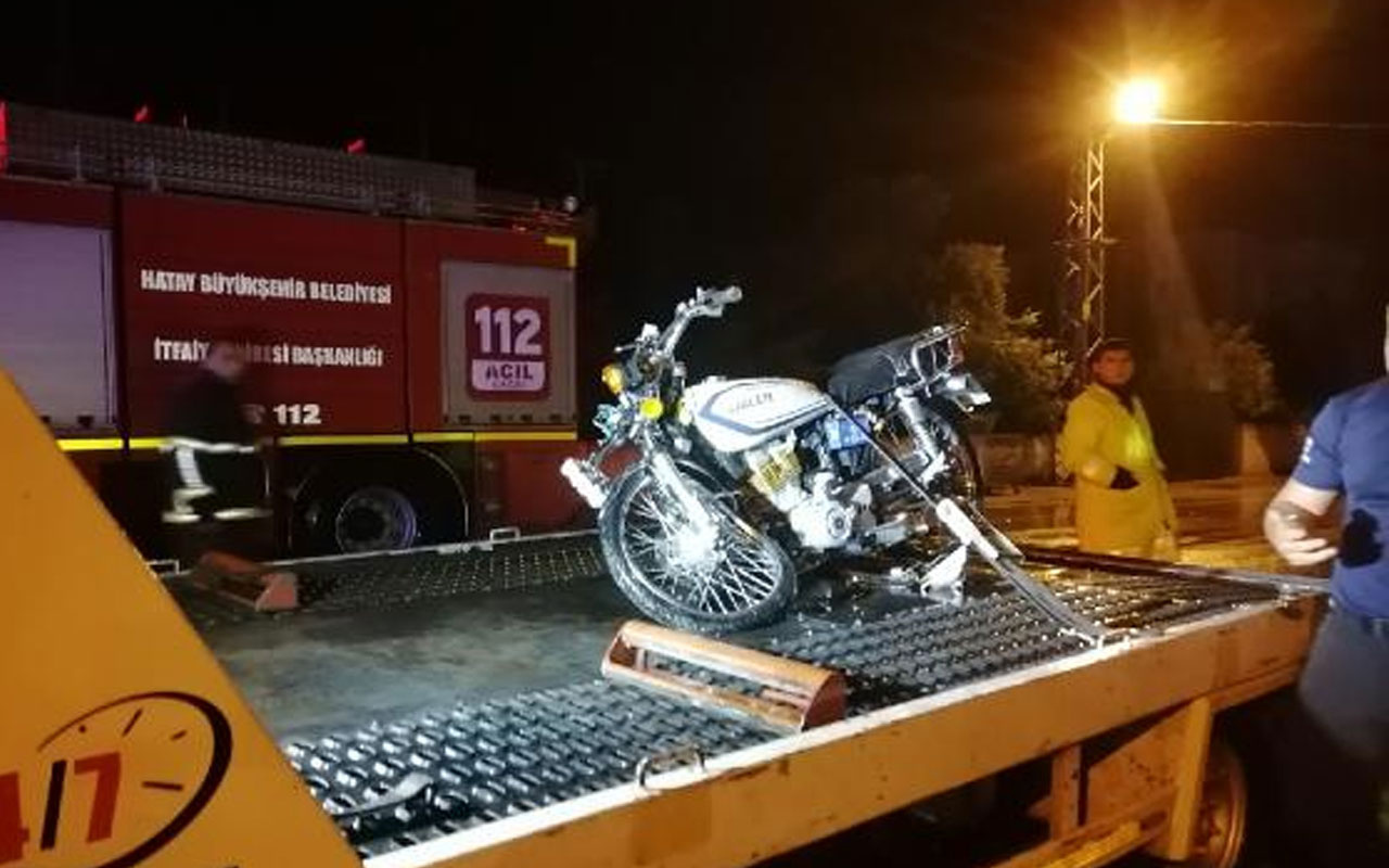 Hatay'da feci kaza! Motosiklet direğe çarptı 17 yaşındaki Cihan öldü