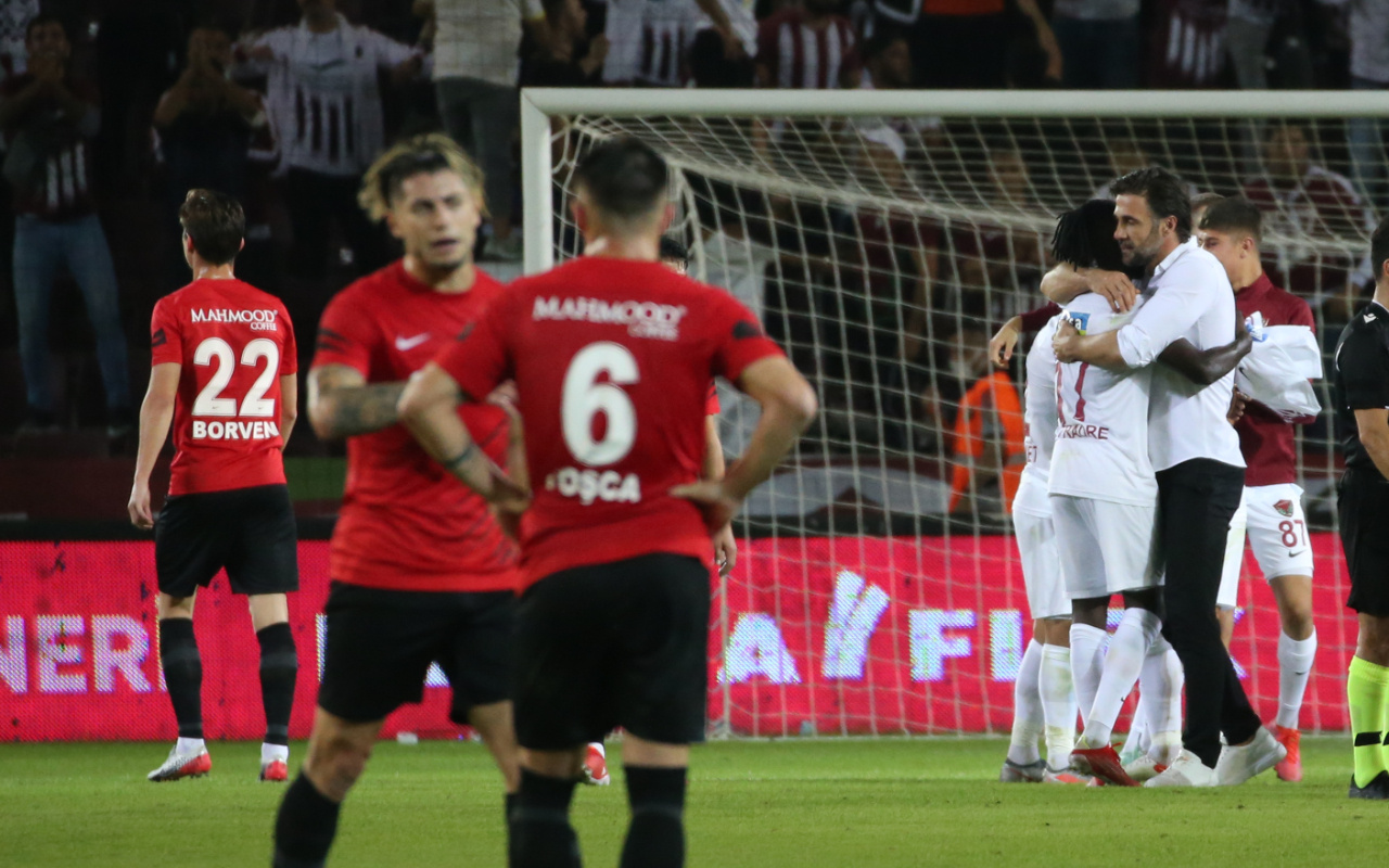 Gaziantep FK'yi deviren Hatayspor ikinci sıraya yerleşti