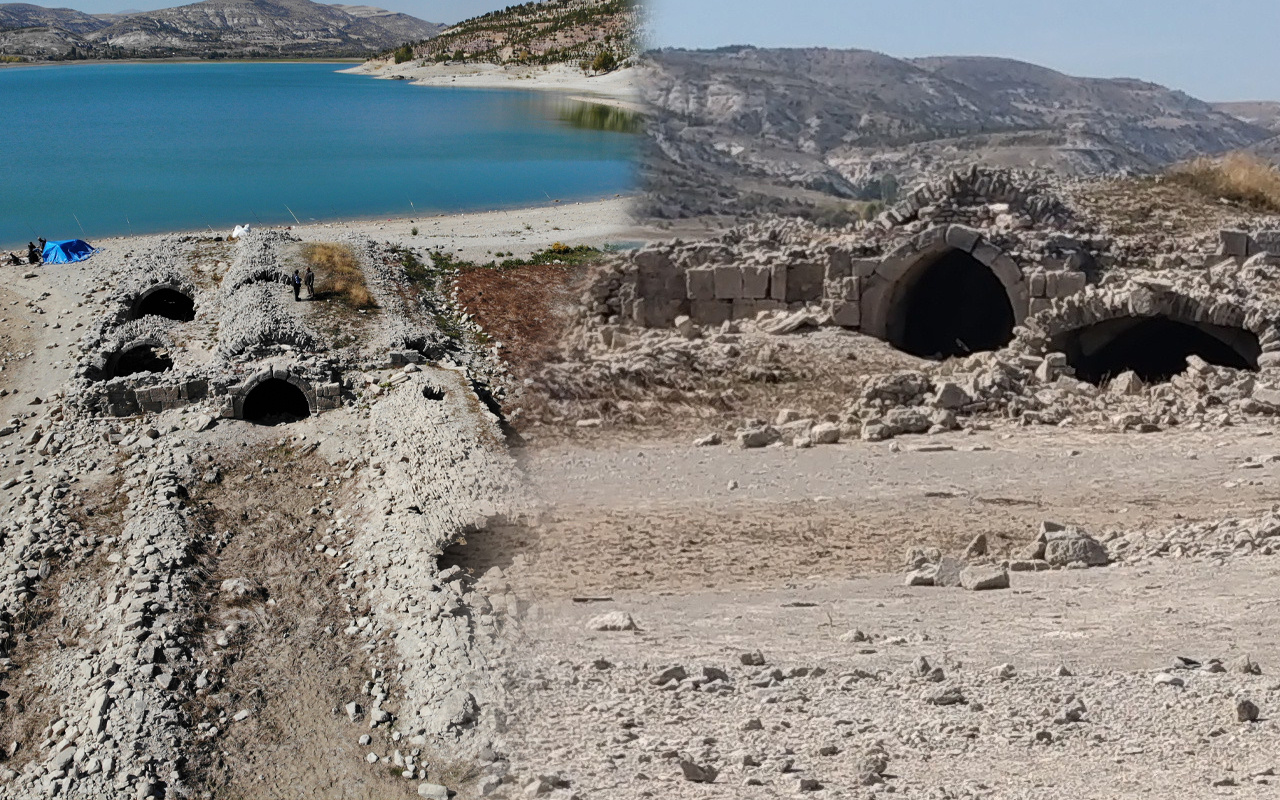 Sular çekilince ortaya çıktı! Konya'da görenler şaştı kaldı: 8 asırdır ayakta