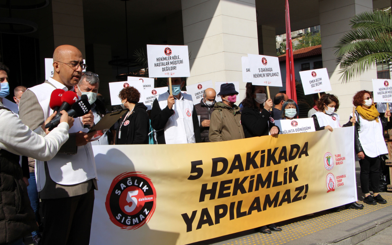 MHRS randevu süresi 5 dakikaya düştü Türk Tabipler Birliği'nden protesto