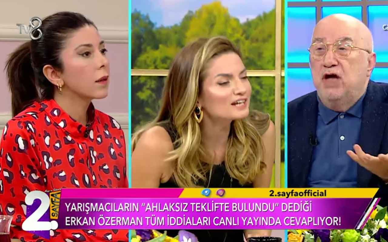 TV8 2. Sayfa canlı yayını Erkan Özerman ile karıştı! Kıvanç Tatlıtuğ'un çıplak resimleri
