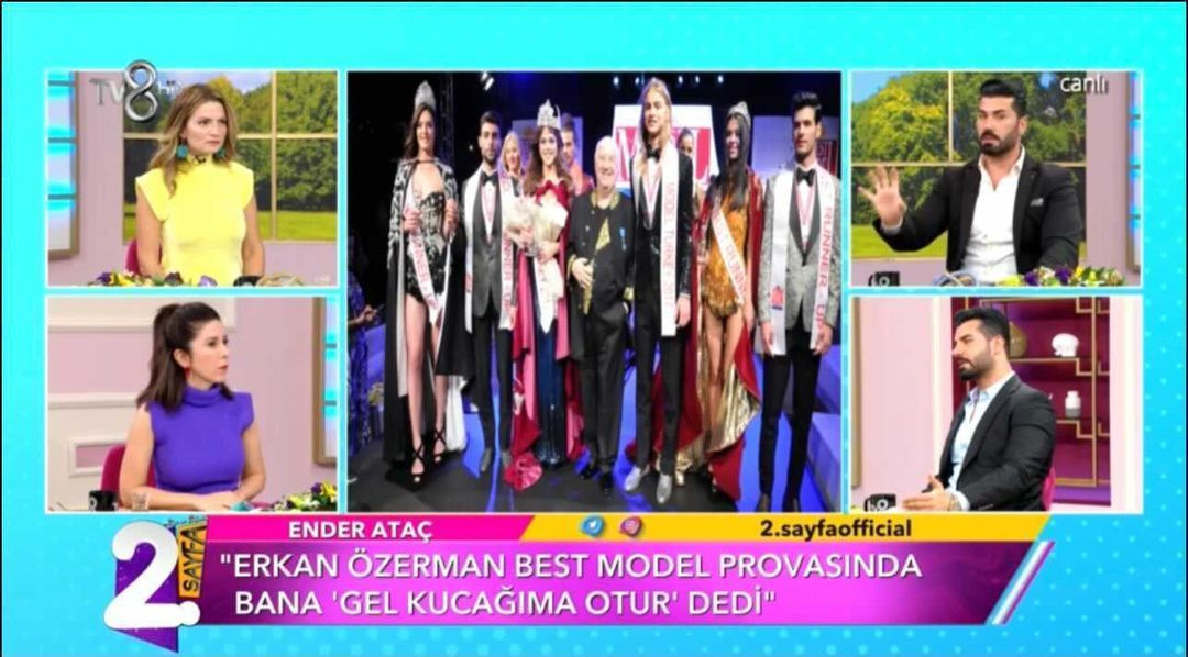 TV8 2. Sayfa'da eski Best Model finalistinden Erkan Özerman ifşası: 'Gel kucağıma otur' deyip...