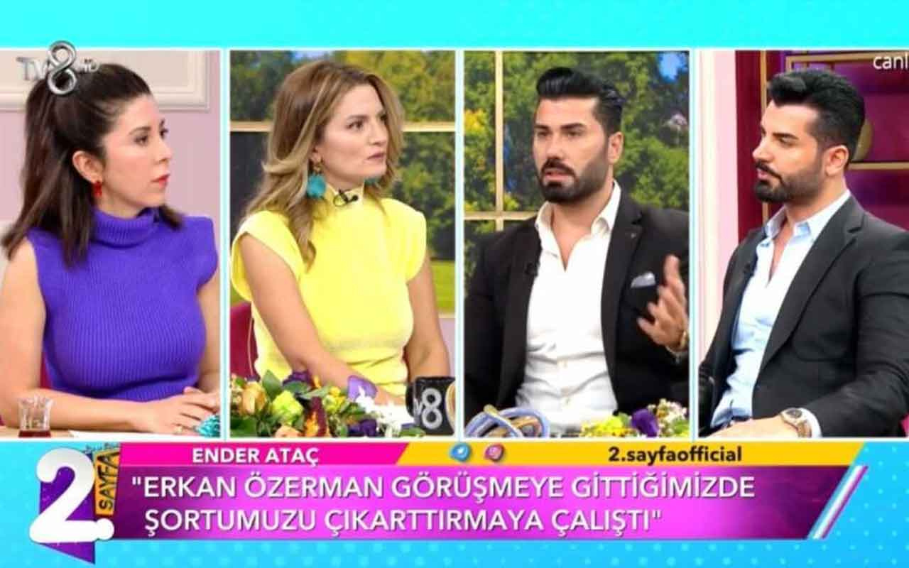 TV8 2. Sayfa'da Erkan Özerman Best Model ifşası: 13 sene önce 'Gel kucağıma otur' dedi!