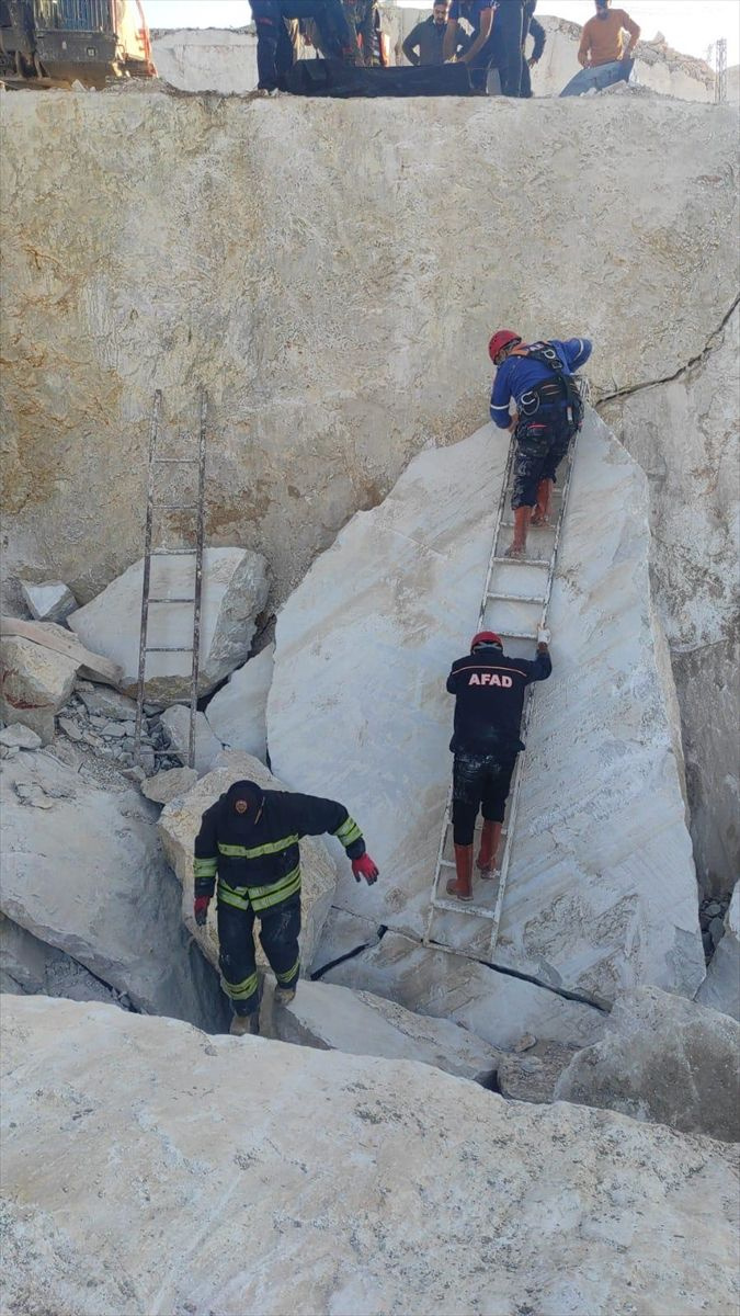 Konya'da maden ocağında iki kayanın arasında sıkışan kişi öldü