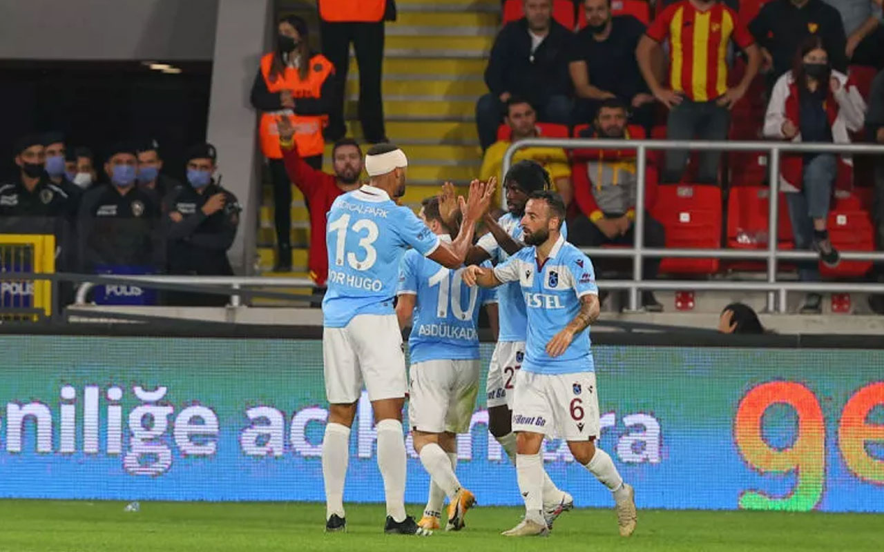Trabzonspor Göztepe deplasmanında 3 puanı tek golle aldı!