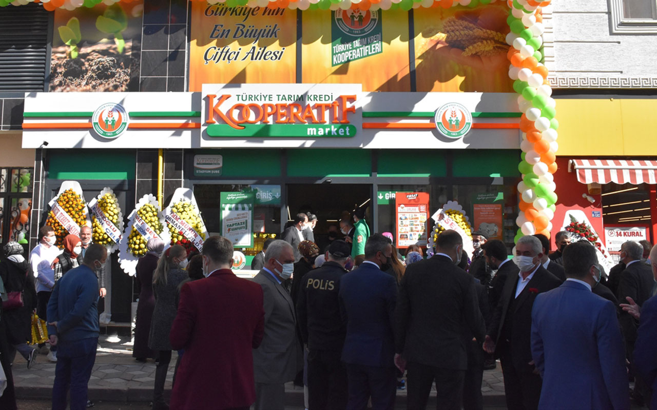 Türkiye Tarım Kredi Kooperatif Market'in 515'inci şubesi Bilecik'te açıldı