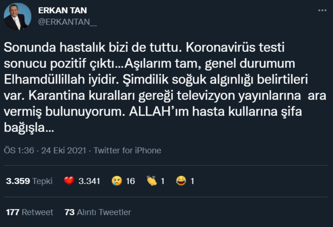 A Haber'de yayınlara ara verdi! Erkan Tan kötü haberi duyurdu: Sonunda bizi...