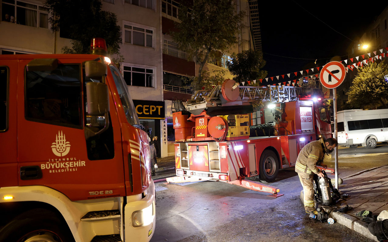 Gaziosmanpaşa'da kardeşiyle kavga eden kişi evi ateşe verdi