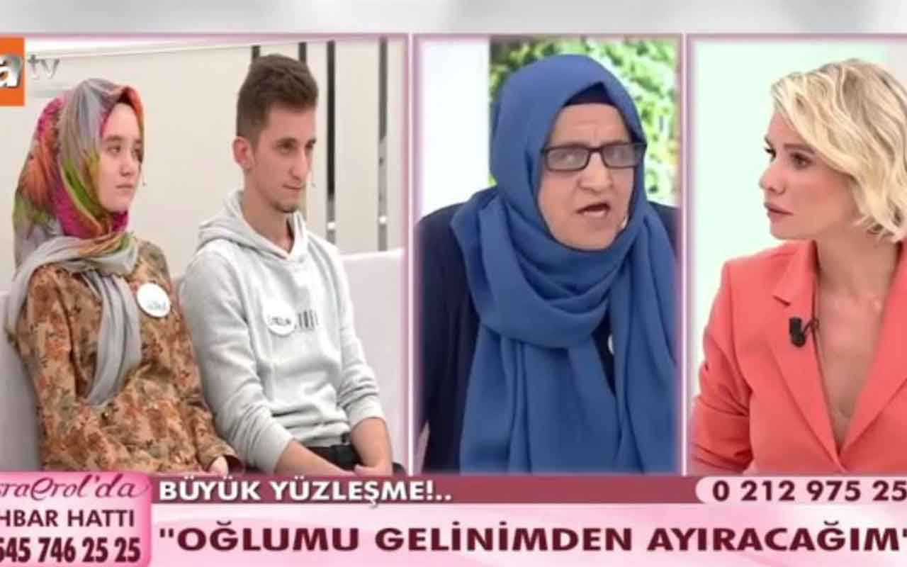 ATV Esra Erol'u çileden çıkaran kayınvalide! 'Oğlumu gelinimden ayıracağım'