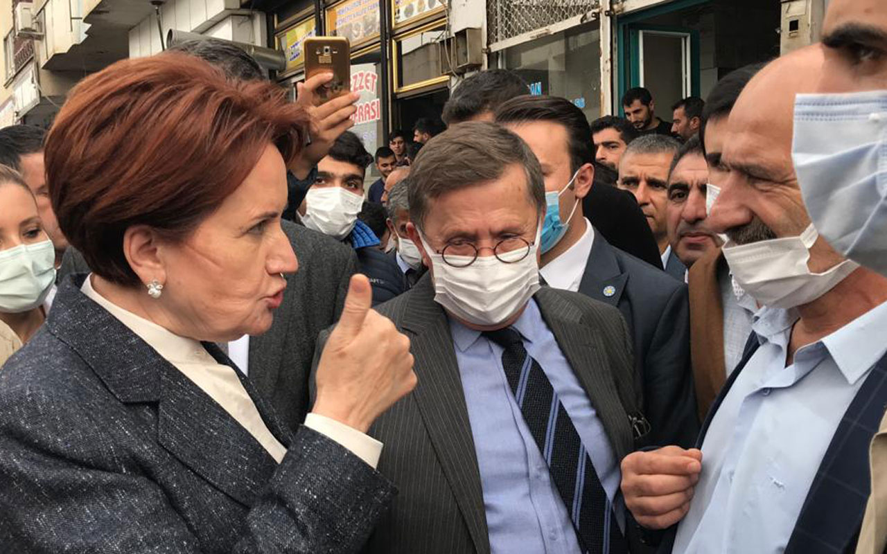 Meral Akşener'in Siirt ziyaretinde vatandaşın Kürdistan çıkışı ortamı gerdi partililer tepki gösterdi