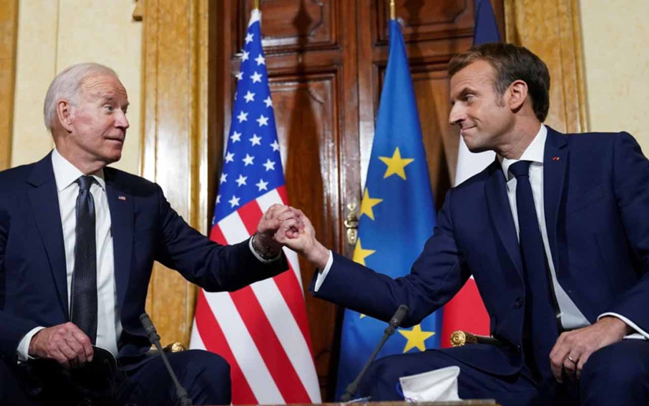 ABD Başkanı Biden'dan Fransa Cumhurbaşkanı Macron'a: Yaptığımız zarif değildi