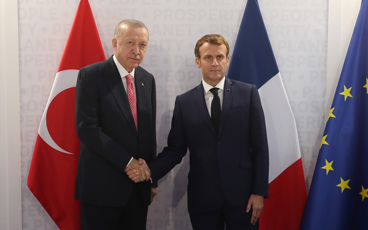 G20 Liderler Zirvesi! Cumhurbaşkanı Erdoğan Fransa Cumhurbaşkanı Macron ile görüştü