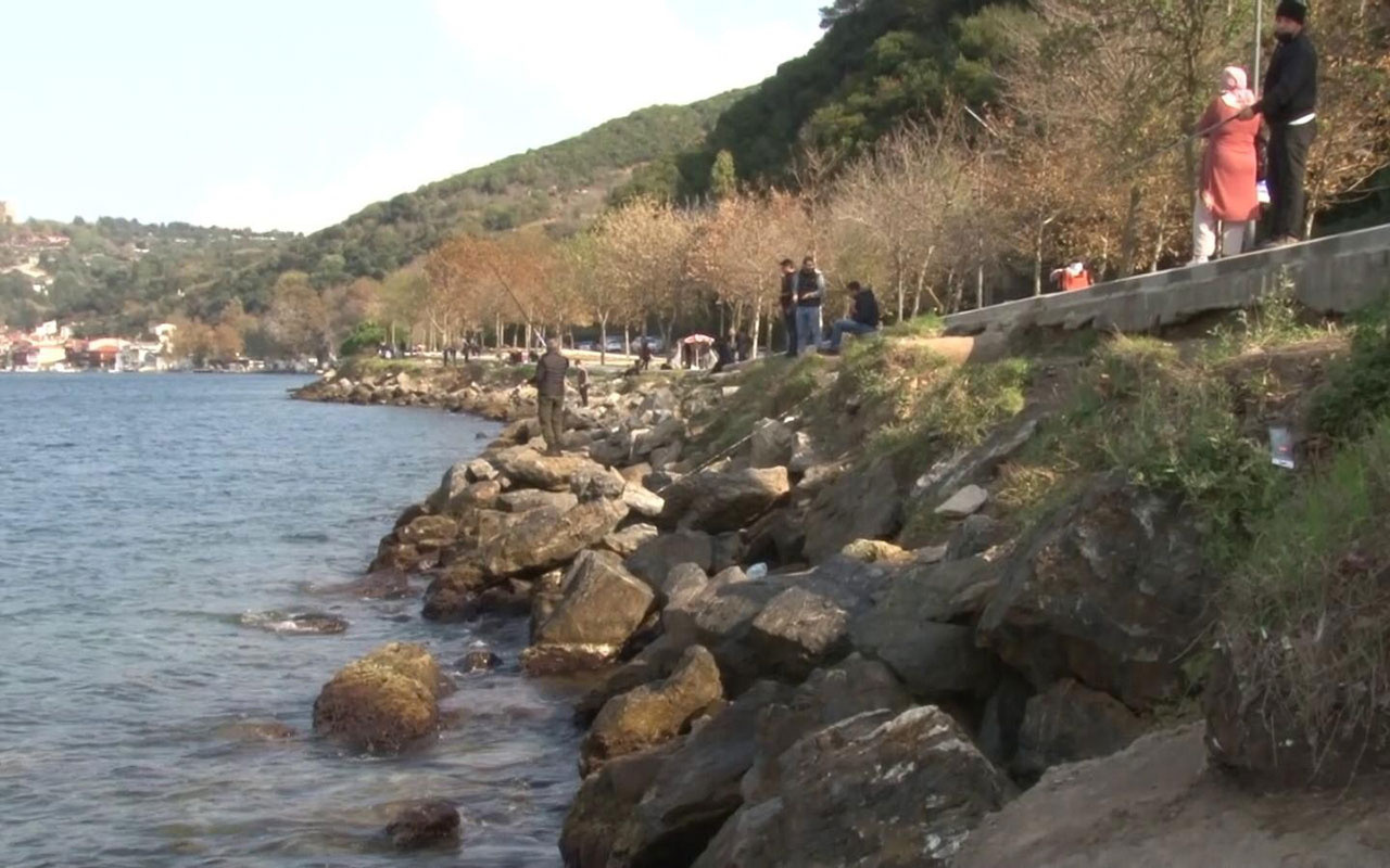 İstanbul'da korkutan görüntü! Deniz 80 santimetre çekildi kayalıklar göründü