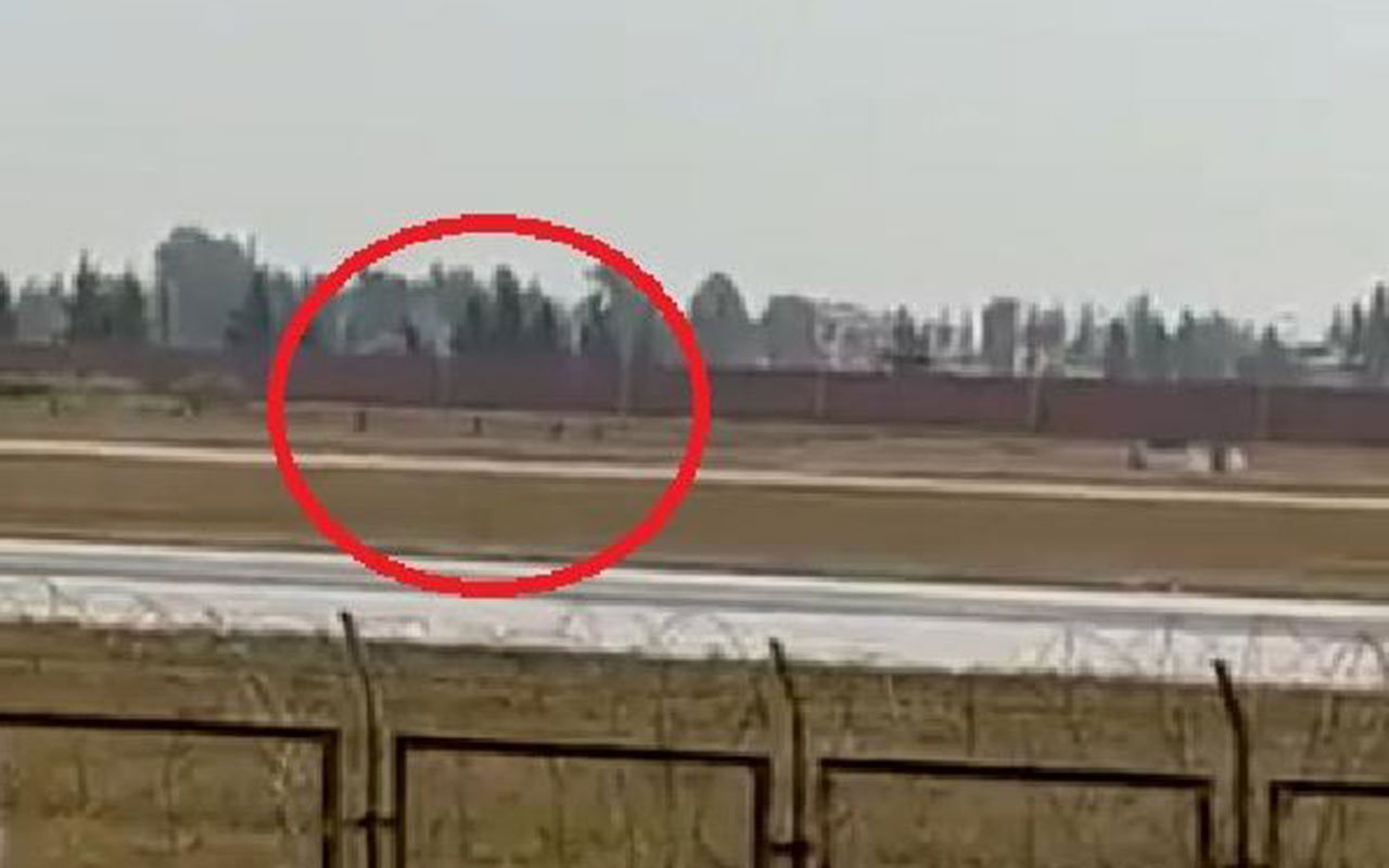 Adana Havalimanı'nda bir grup, piste inen uçağın önüne çıktı! Çok sayıda gözaltı var