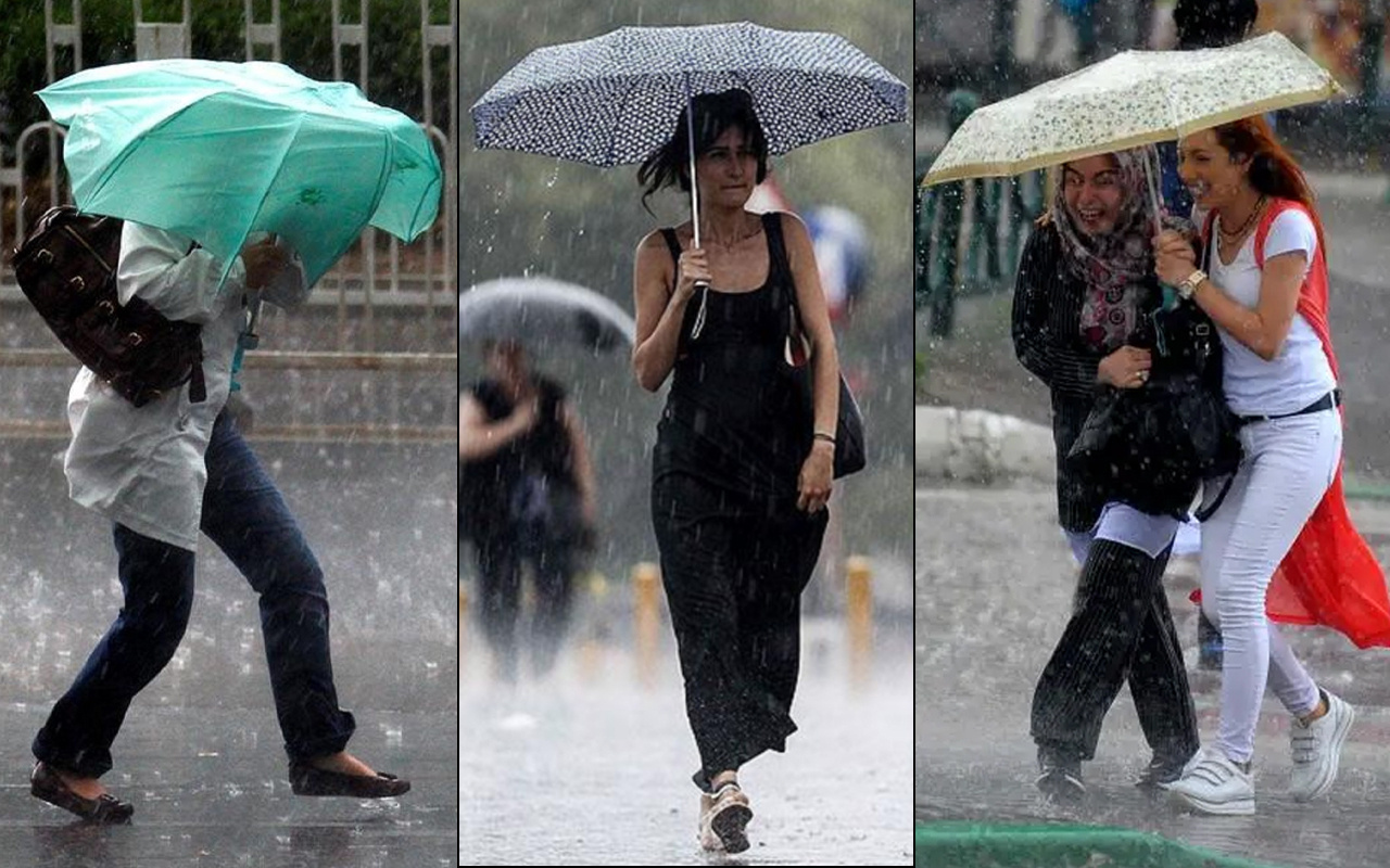 65 ile yağmur geliyor! Sarı ve turuncu alarm: Meteoroloji saat verip uyardı İstanbul İzmir Ankara Antalya Bursa