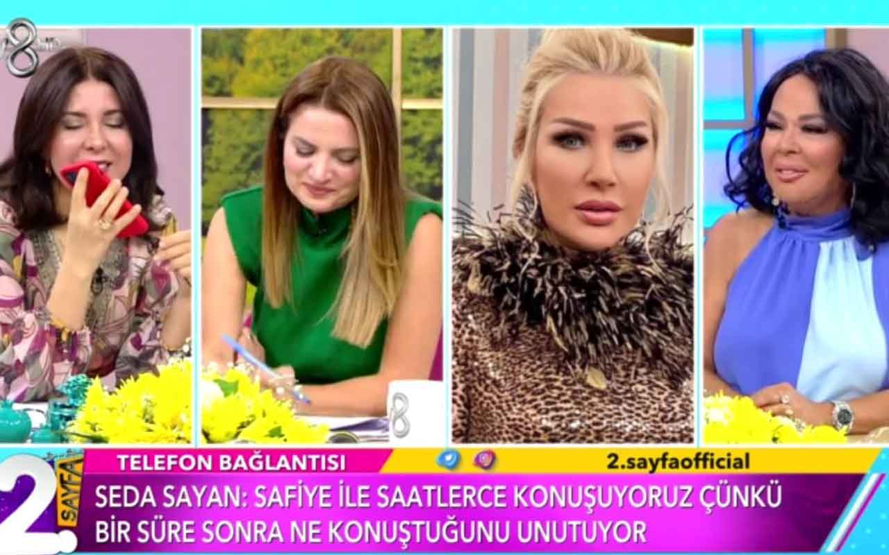 TV8 2. Sayfa canlı yayınında Seda Sayan'dan 'Safiye Soyman meme estetiği' bombası