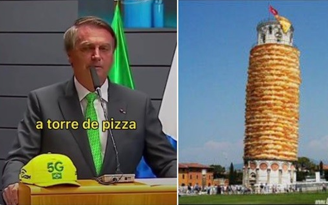 Brezilya Devlet Başkanı Pisa Kulesi'ne pizza dedi alay konusu oldu