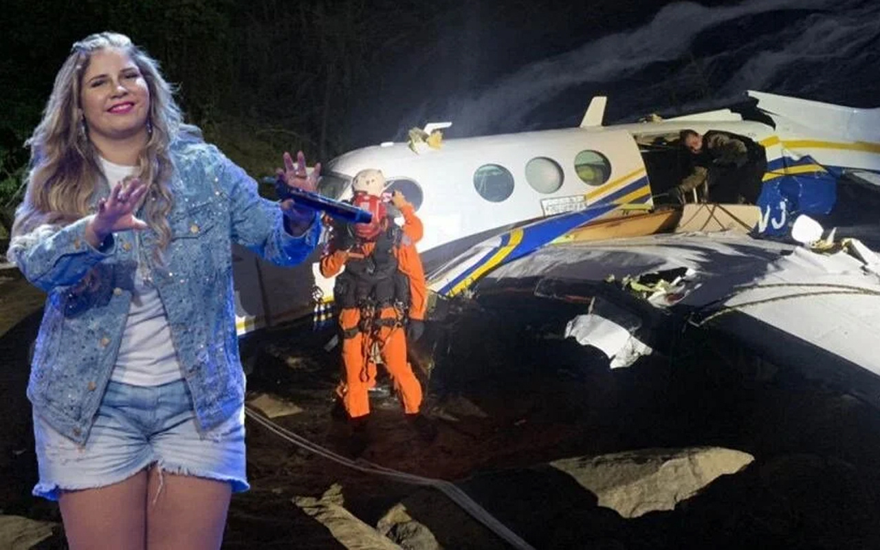 Uçak düştü ünlü şarkıcı Marilia Mendonçahayatını kaybetti: Dakikalar önce...