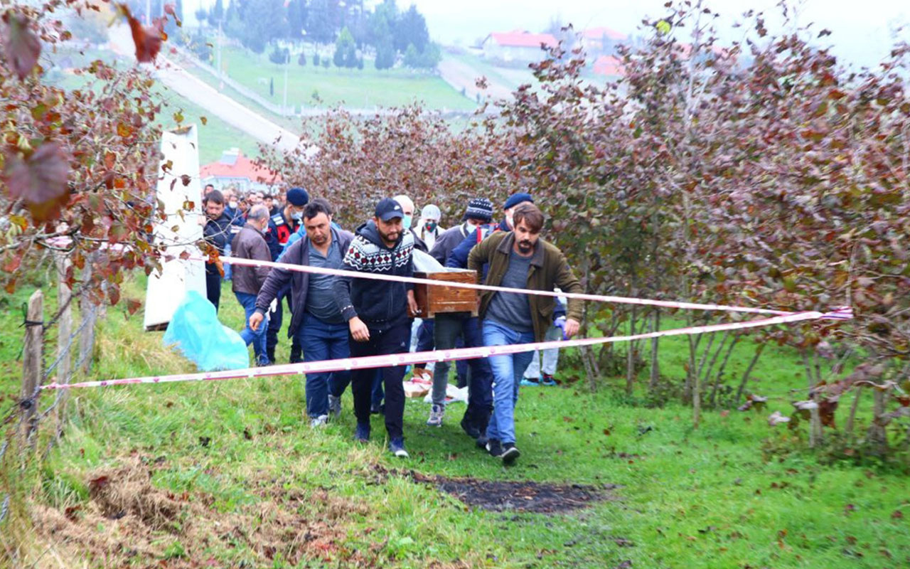 Kocaeli'de cinayet! Cesedi fındık tarlasında bulundu