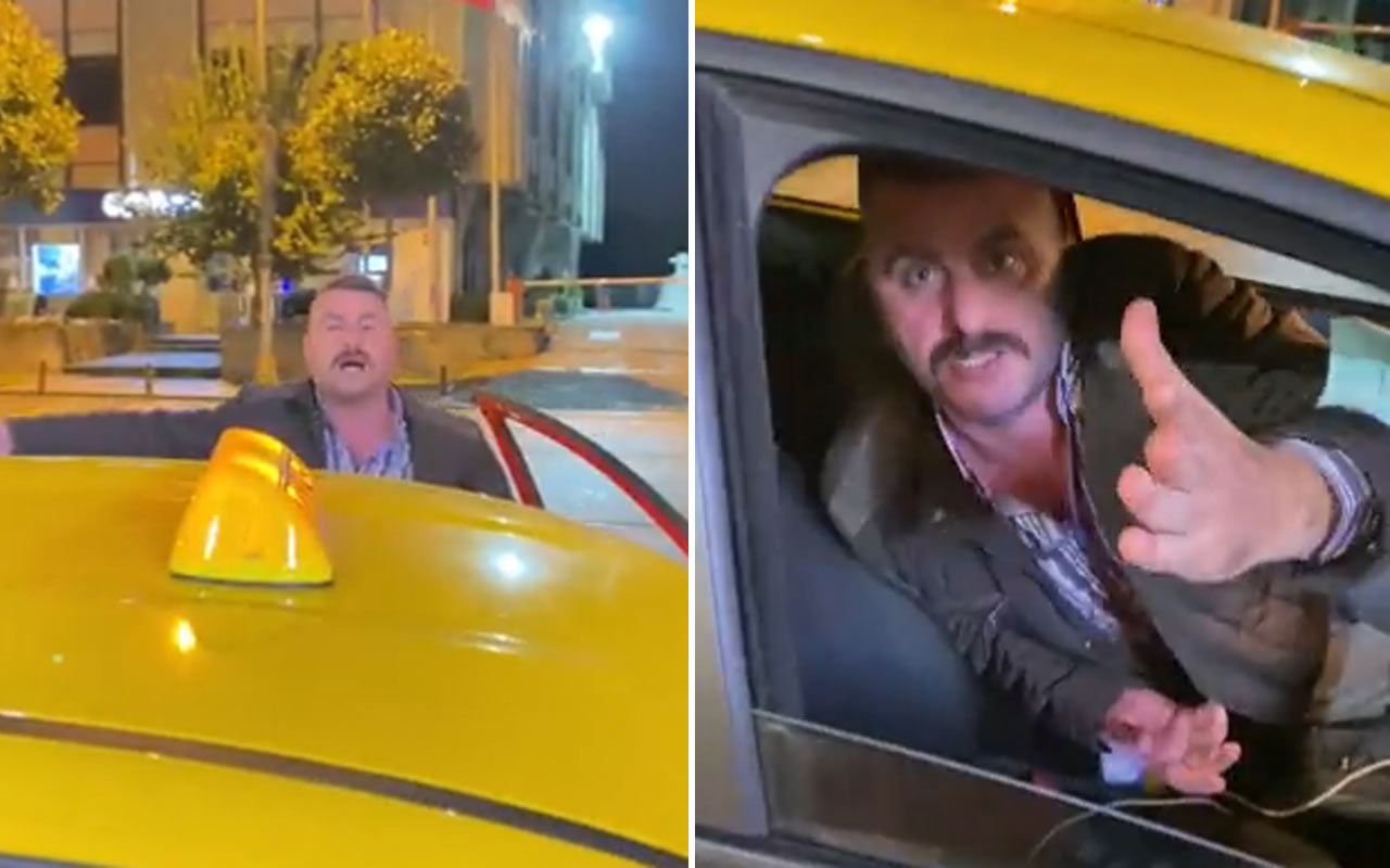 Taksi şoföründen aracına almadığı gazeteciye küfür ve tehdit: Kafana sıkarım!