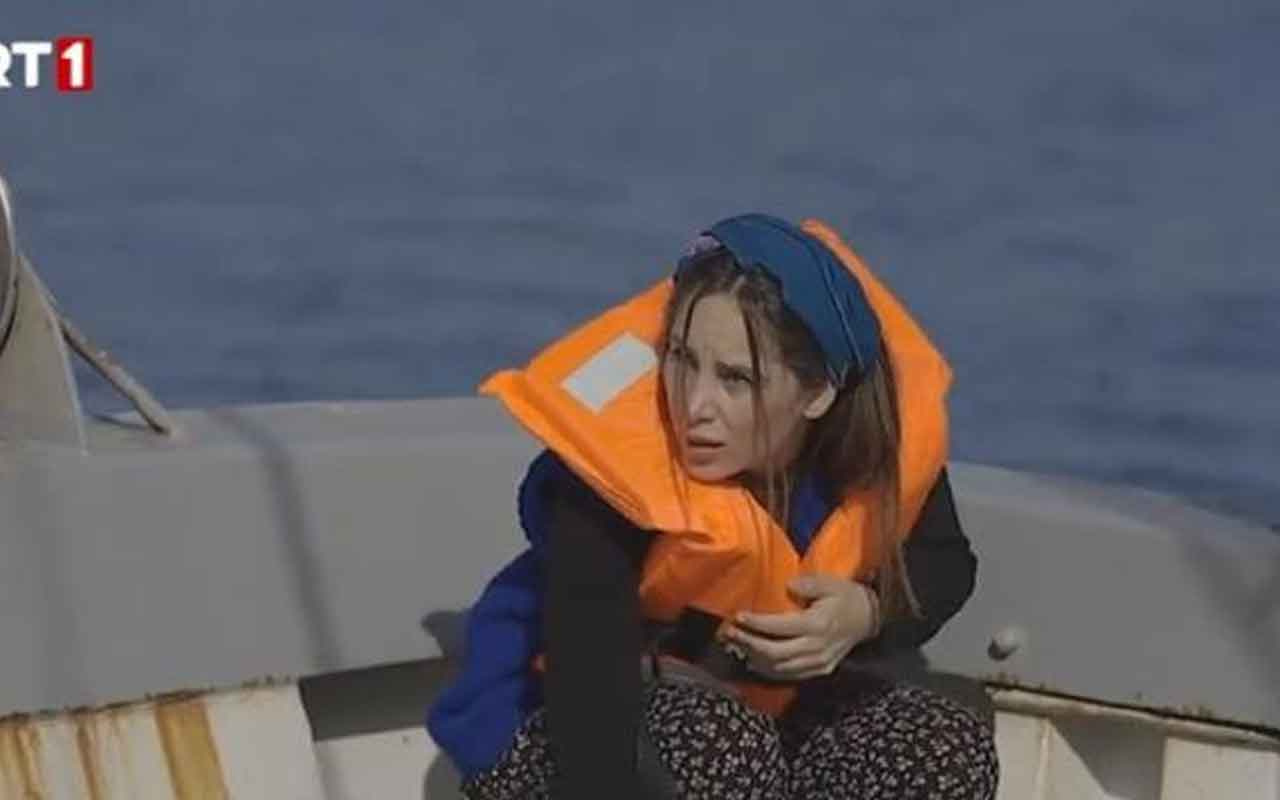TRT1 Bizim Köyün Kızları program çekiminde tekne kazası Yarışmacı denize düştü!