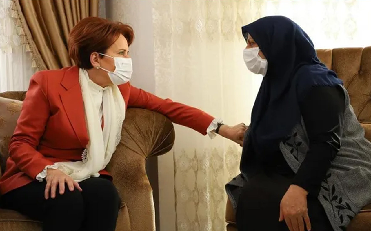 Meral Akşener'den Başak Cengiz'in ailesine taziye ziyareti