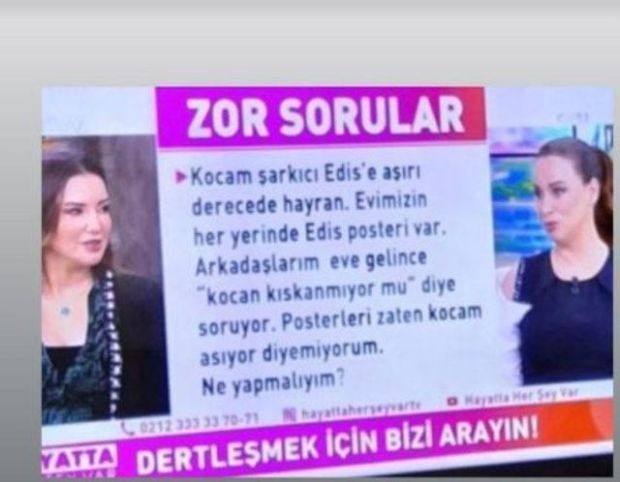 BEYAZ TV Hayatta Her şey Var'da Nur Viral'e olay soru: Kocam eve Edis posteri asıyor!