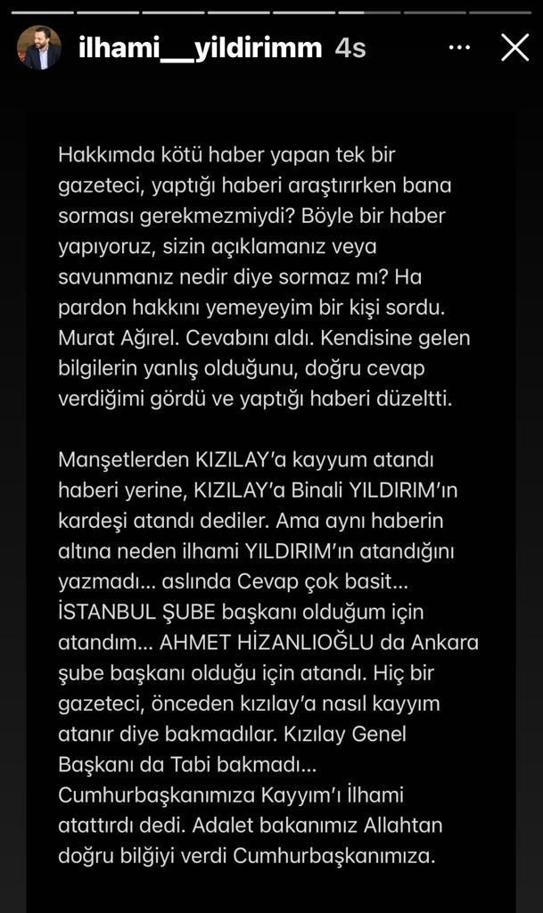 Binali Yıldırım'ın kardeşi İlhami Yıldırım isyan etti! 'Abimden özür dilerim'