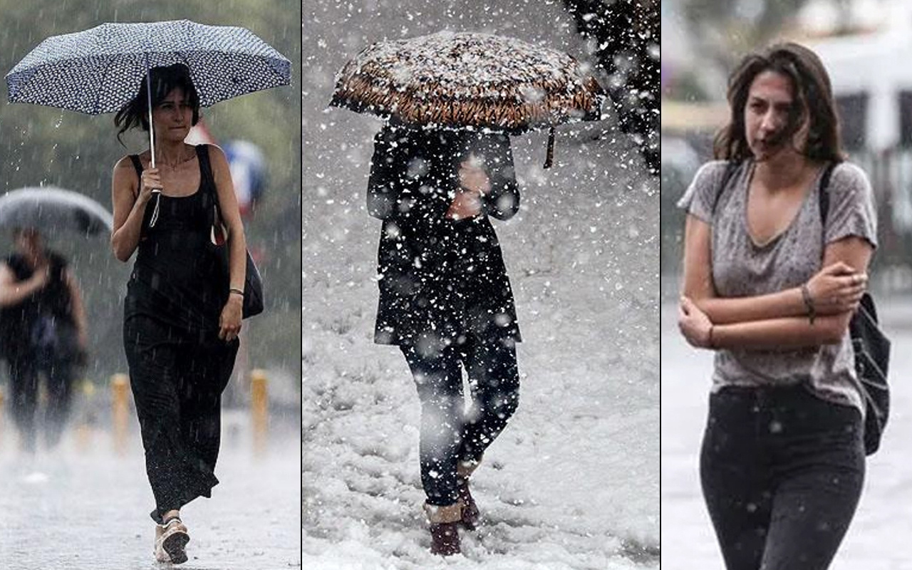 Bugün 71 ile kuvvetli yağış geliyor Meteoroloji uyardı: İstanbul İzmir Muğla Antalya...