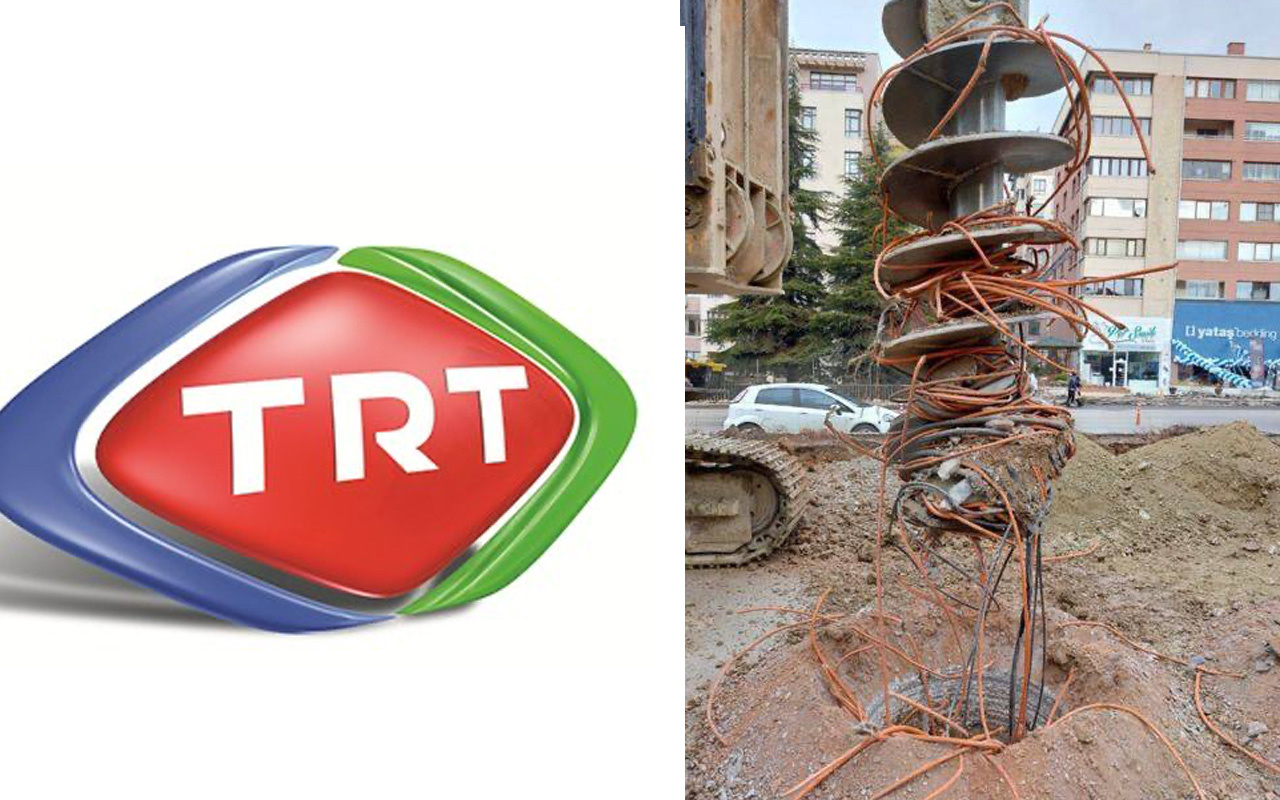 Ankara Büyükşehir Belediyesi TRT'nin fiber kablolarını kesti TRT yayınları sıkıntıda!