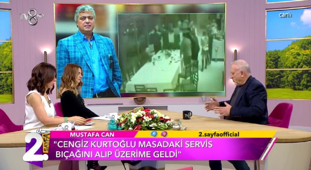TV8 2. Sayfa'da Cengiz Kurtoğlu'nun darp ettiği Mustafa Can o geceyi anlattı