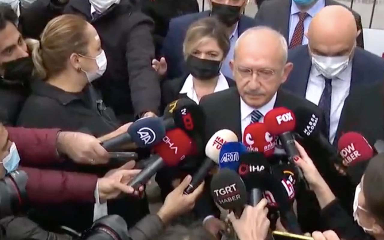 Kemal Kılıçdaroğlu'nu TÜİK içeri almadı kapıda açıklama yaptı