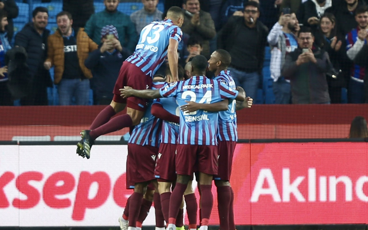 Trabzonspor üst üste 8. galibiyetini aldı