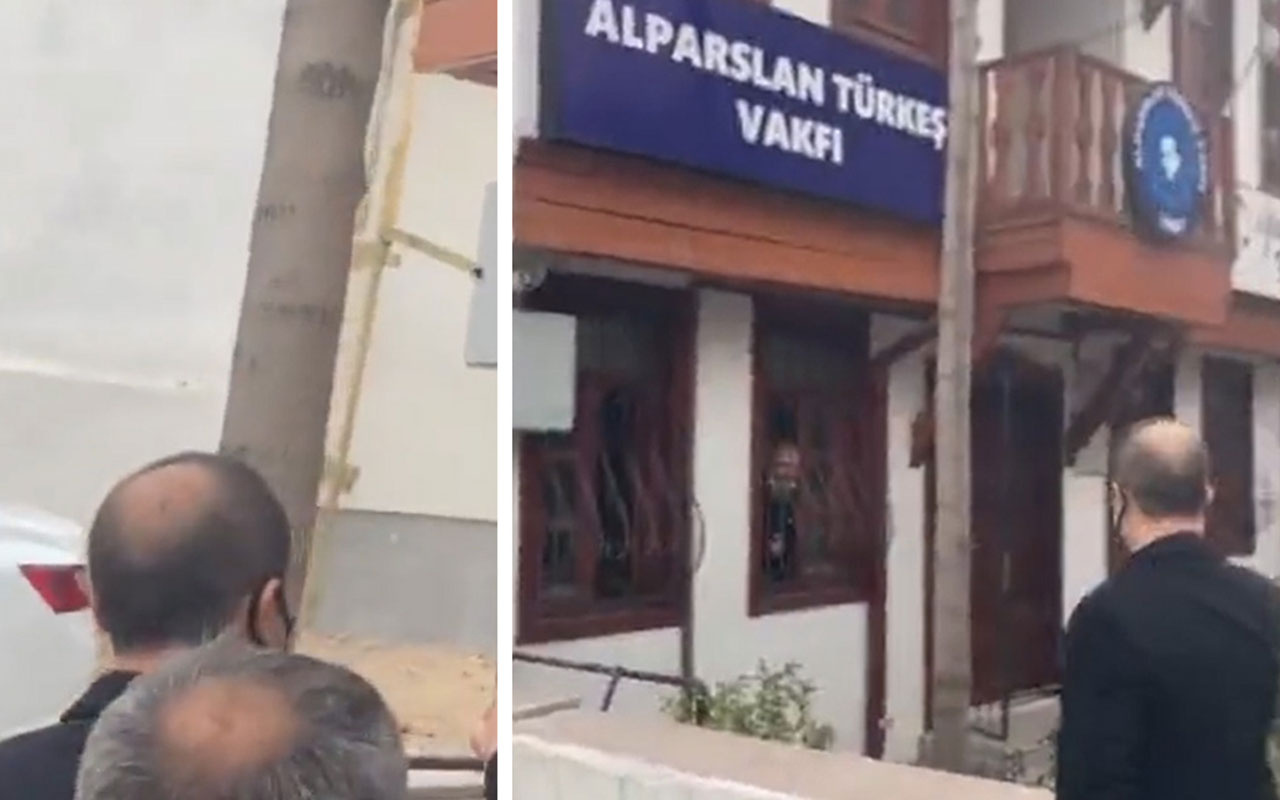 MHP Ankara İl Başkanı, Alparslan Türkeş Vakfı'na gitti! 'Sizi bir daha uyarmayacağım' dedi