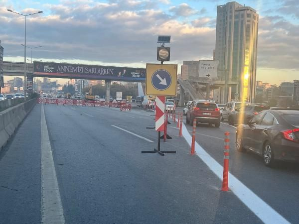 Sürücüler dikkat! Ataşehir D-100 Karayolu'nda 30 gün sürecek yol çalışması başladı
