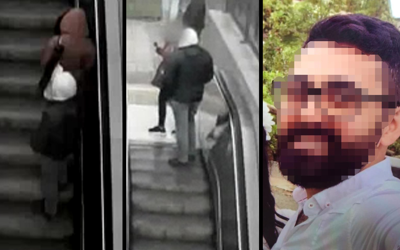 İstanbul'da metroda iğrenç olay! Hamile kadını takip etti yürüyen merdivende taciz etti