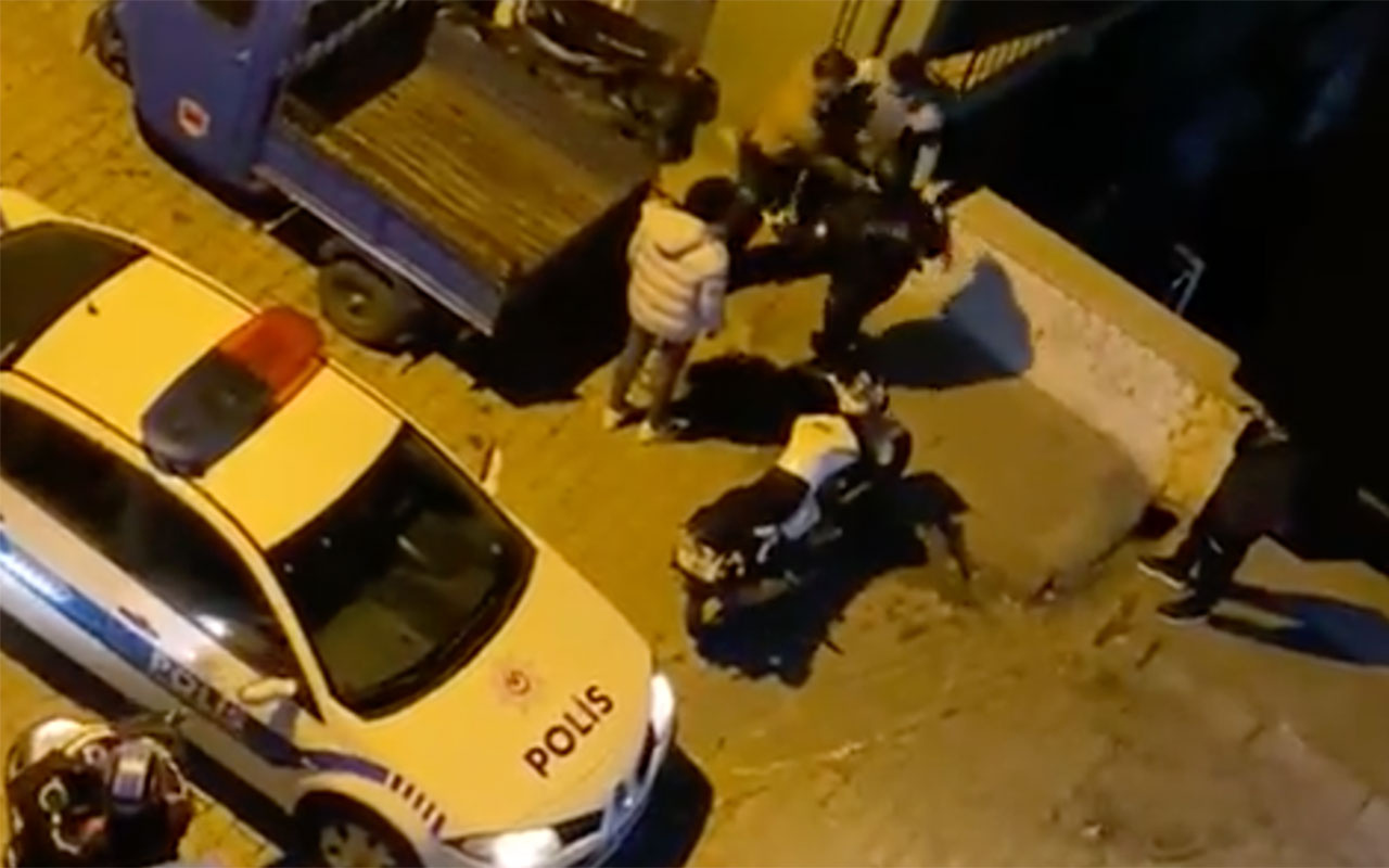 Aydın'da polis dayağı kamerada! 'Seni öldürürüm' tehdidi