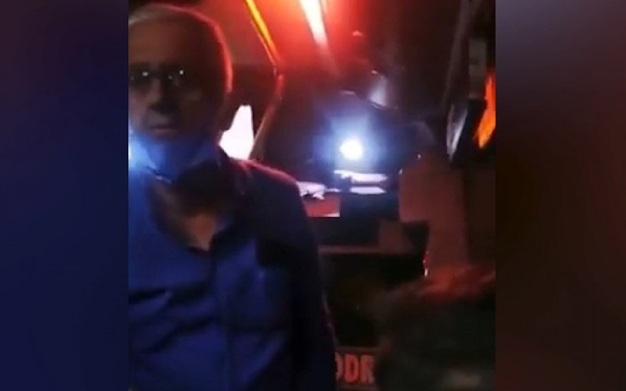 Muğla'da otobüs şoförü iş elbisesiyle binen kişiyi araçtan indirmek istedi
