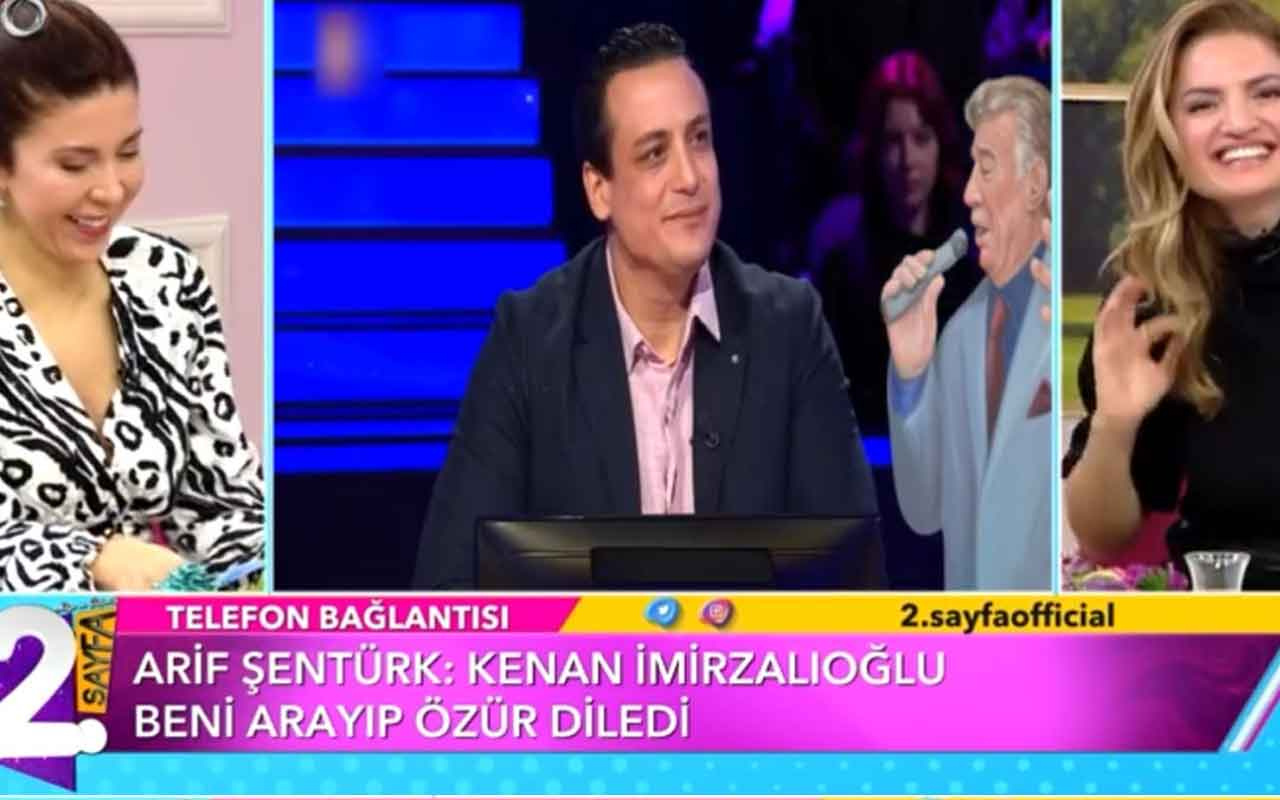 ATV Milyoner'de Kenan İmirzalıoğlu'nun 'yıllar önce rahmetli oldu' dediği Arif Şentürk'ten 2. Sayfa'da yanıt