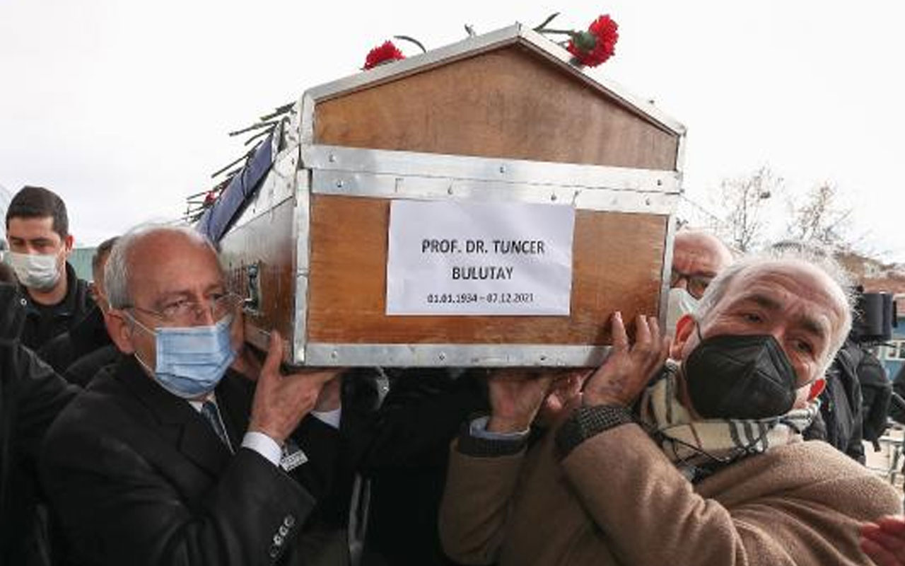 CHP lideri Kemal Kılıçdaroğlu, Prof. Dr. Bulutay'ın cenaze törenine katıldı