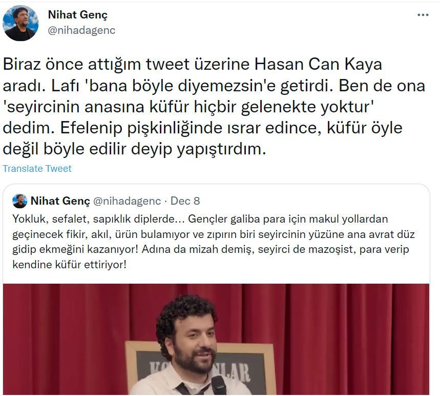 Fatih Altaylı'dan Hasan Can Kaya savunması! Nihat Genç'e olay çıkış: Size ne lan!