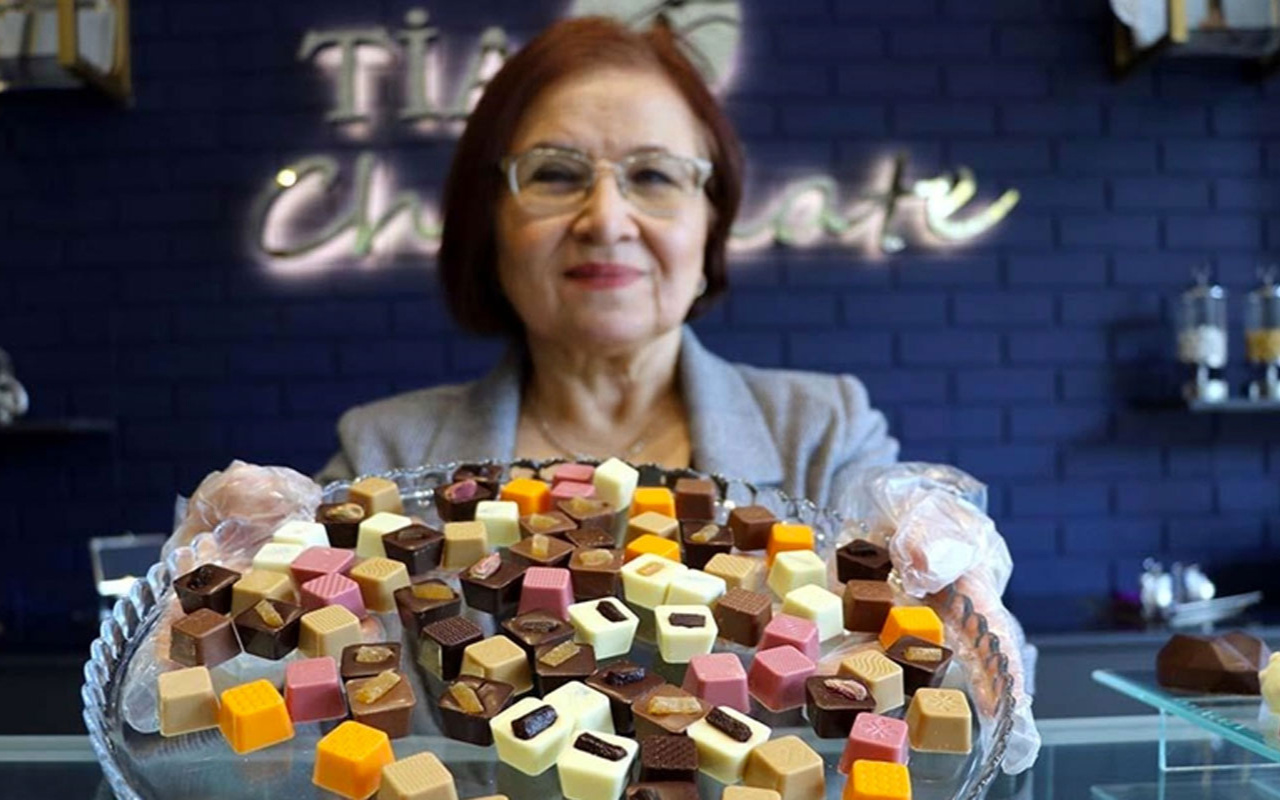 Çikolata sevgisi 66 yaşında imalathane açtırdı