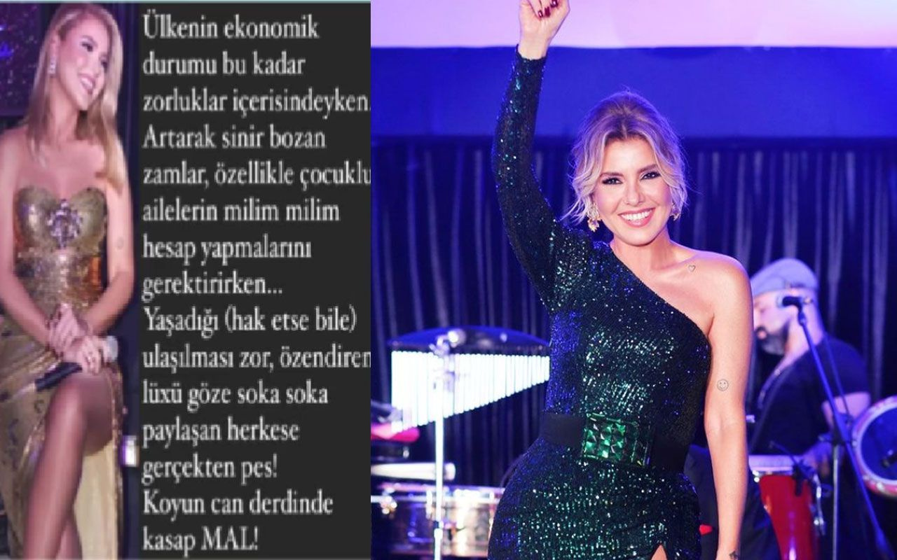 Gülben Ergen Instagram'da 'lüks paylaşım'lara öfke kustu o sözler Gülşah Saraçoğlu'na mı?