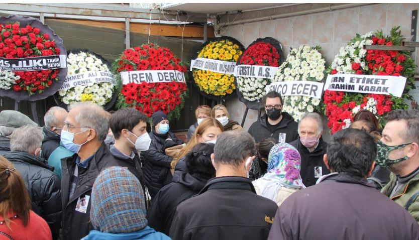 Gülçin Ergül'ün kazada kaybettiği sevgilisi Erdal Lafçı son yolculuğuna uğurlandı