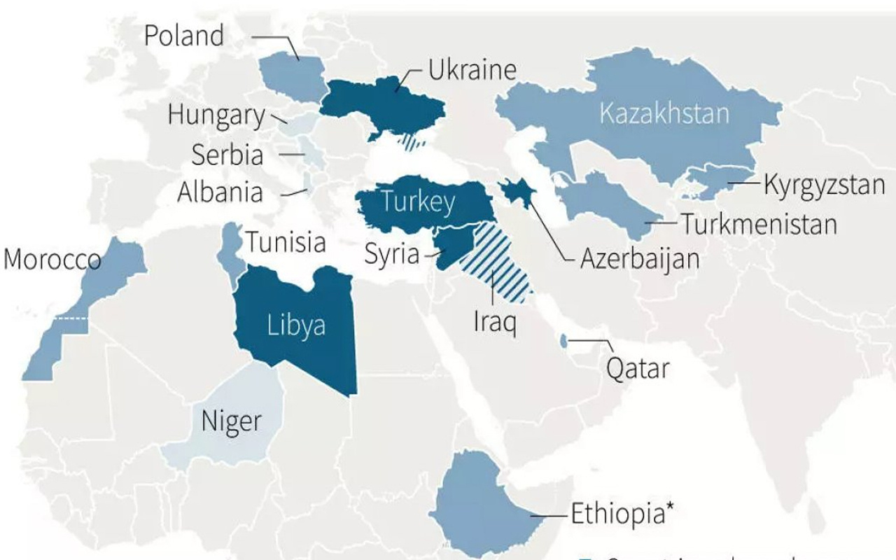 Fransız ajansından skandal Türkiye haritası! Ayrıntı büyük tepki çekti