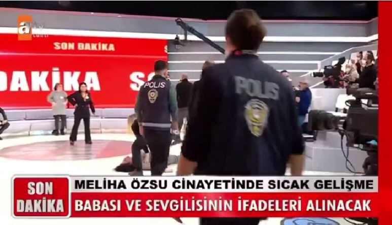 ATV Müge Anlı canlı yayında Meliha Özsu cinayeti şoku polisler stüdyoyu bastı