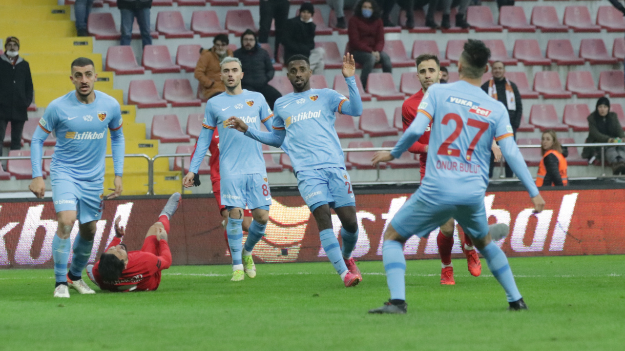 Kayserispor Gaziantep FK mücadelesinde gol sesi çıkmadı
